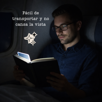 Luz LED nocturna para leer sin molestar